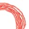 12 Pack: Coral Glass Medium Rondelle Seed Beads, 6/0 by Bead Landing™
